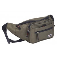 Lorenz  Polyester Unisex Bumbag with 5 Zips